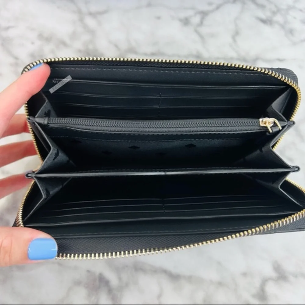 Kate Spade Natalia Quilted Smooth Leather Large Continental Wallet - Picture 3 of 4